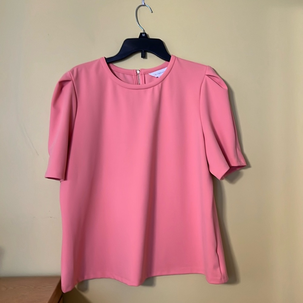Liz Claiborne peach blouse